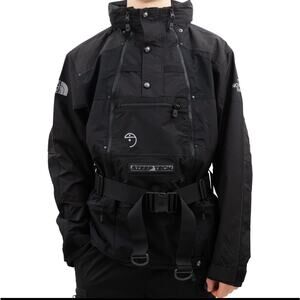 The North Face Steep Tech Belted Jacket Black Grey Men’s Medium